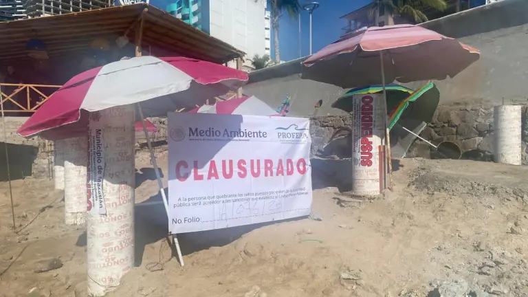 La obra quedó clausurada de manera inmediata debido que no estuvo autorizada en ningún momento, ni tampoco tiene los estudios necesarios.