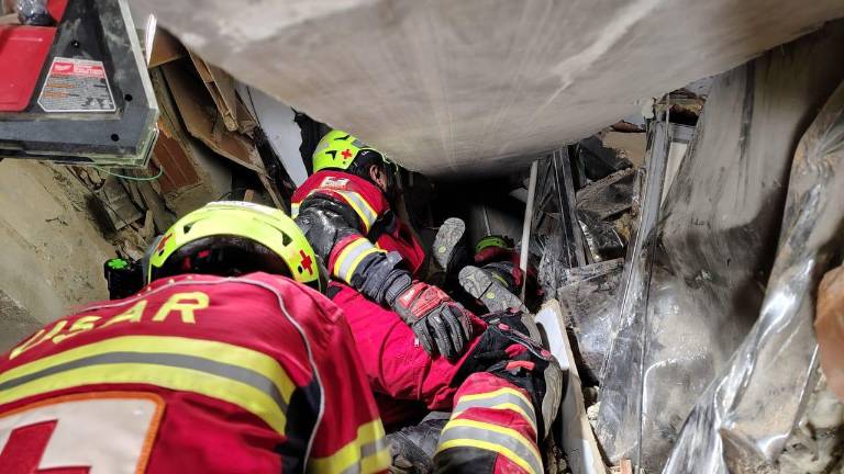 Personal de Cruz Roja Mexicana han colaborado en las tareas de rescate en Venezuela.