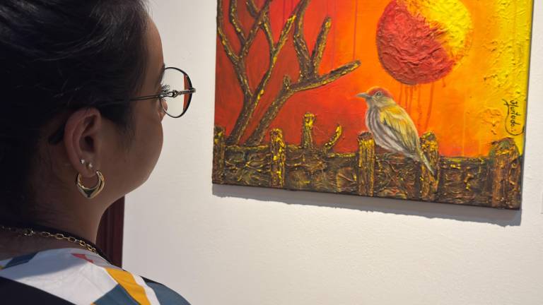 Un total de 74 obras que componen esta muestra en la que se pueden observar trabajos de destacados artistas.