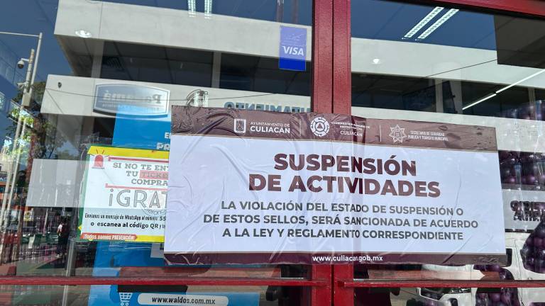 Suspensión de operaciones de la tienda Waldo’s ubicada en el Centro de Culiacán.