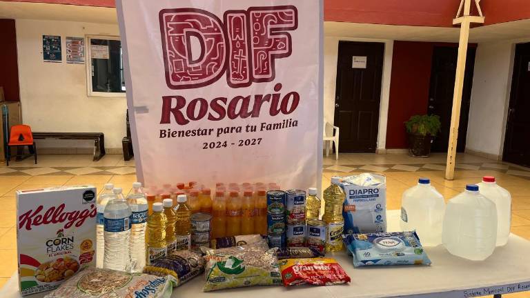 En Rosario, el DIF Municipal pone en marcha una campaña de acopio de víveres para damnificados de Venezuela.