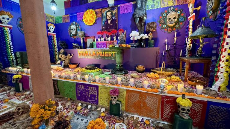 En la Casa de la Cultura de la UAS se coloca el altar principal dedicado a Inés Arredondo ‘Mujer de todas las letras’.