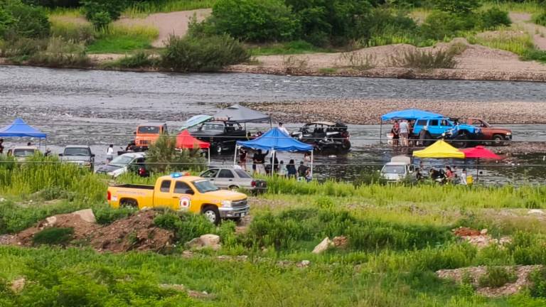 Repunte de bañistas en río Baluarte, en Rosario, se dio sin incidentes: Protección Civil