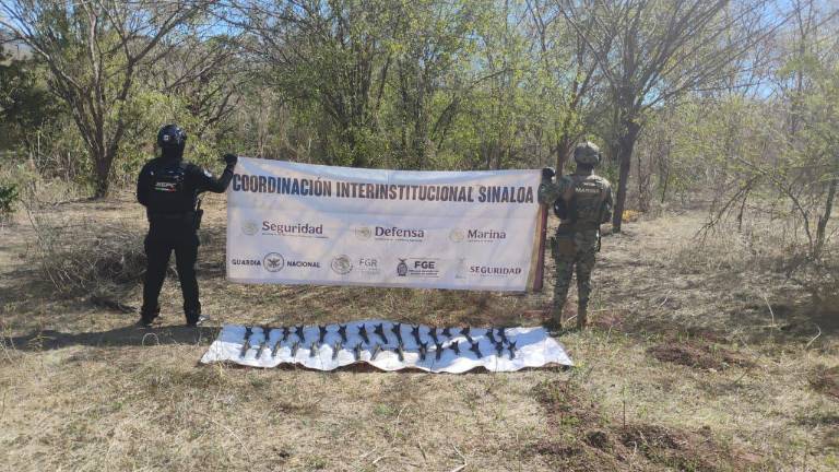 Elementos federales inhabilitaron 30 artefactos explosivos en El Verde, Concordia.