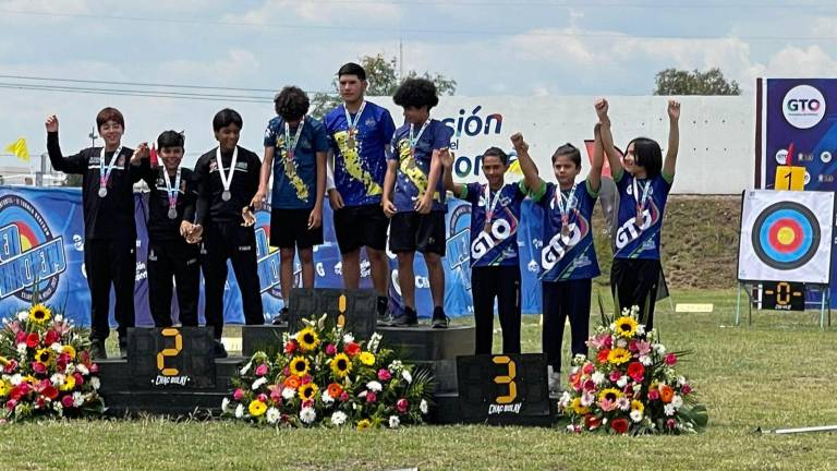 Obtienen sinaloenses 39 medallas en Nacional Infantil de Tiro con Arco
