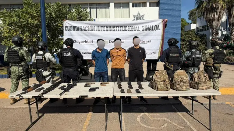 Los arrestos y decomisos derivaron de tres hechos diferentes en privadas de Nuevo Altata.