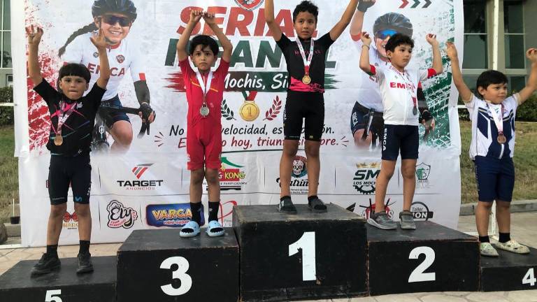 Los ciclistas mazatlecos brillaron en el Serial Estatal de Ciclismo.