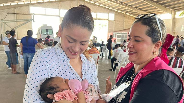 Una mamá tuvo la oportunidad de registrar a su pequeña.