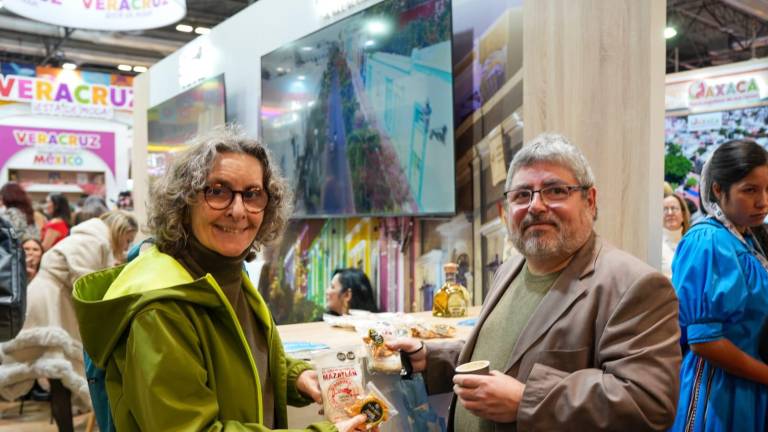 El stand de Sinaloa en el Pabellón de México en la Feria Internacional del Turismo que se celebra en Madrid.