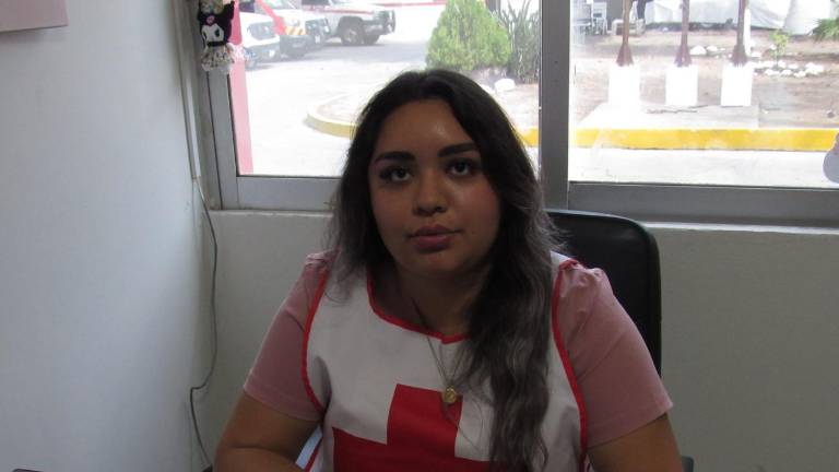 Jaqueline Valerio Ramos, encargada de la coordinación de Servicios Médicos de Cruz Roja Mazatlán.