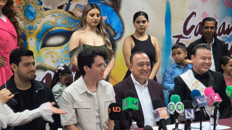 Autoridades del Ayuntamiento de Ahome presentaron oficialmente el programa del Carnaval Topolobampo 2026.