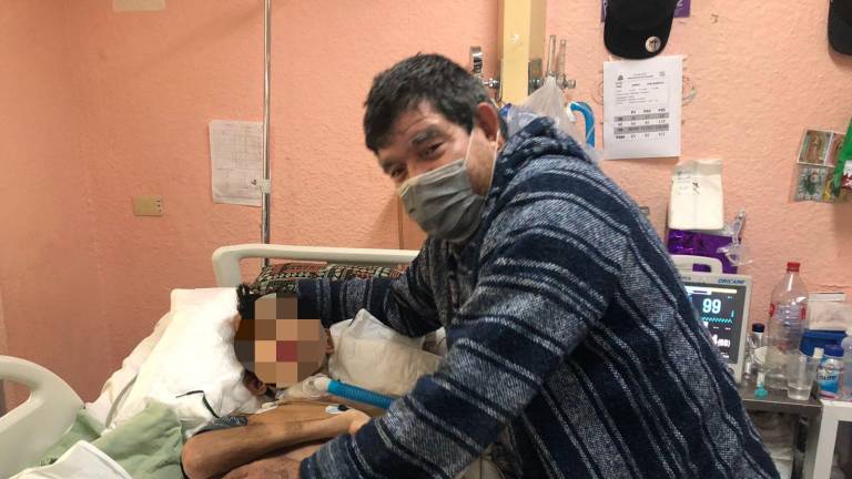 Juan de Dios desea que su hijo permanezca en el hospital bajo el cuidado y atención de los médicos ty enfermeras