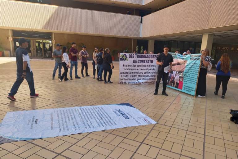 Un mes de manifestaciones por bases en el Sector Salud de Sinaloa