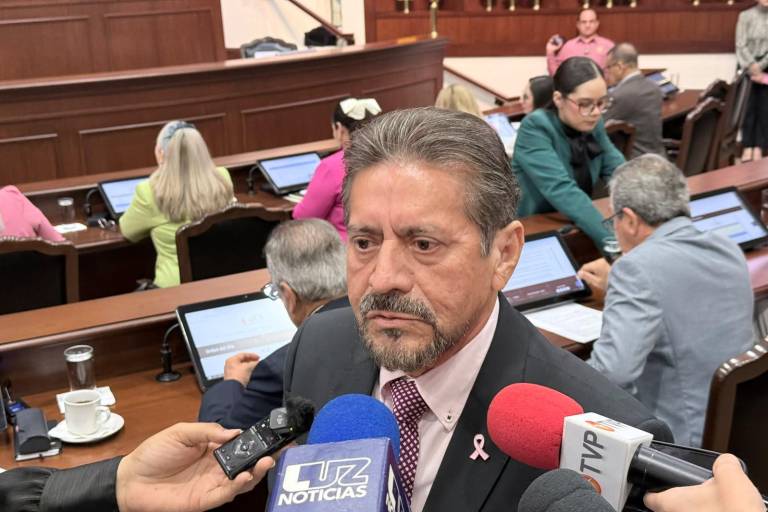 Eligio López Portillo, presidente de la Junta de Coordinación Política del Congreso de Sinaloa.