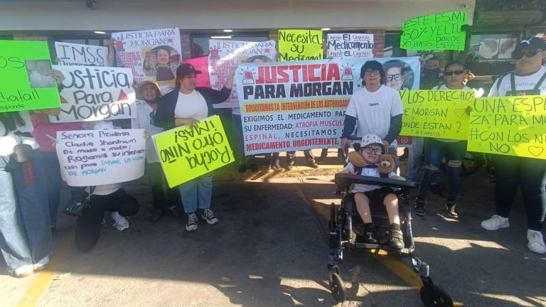 Los familiares exigen a las autoridades que intervengan en favor de Morgan, y así pueda seguir con su rehabilitación, ya que el tratamiento que Morgan necesita.