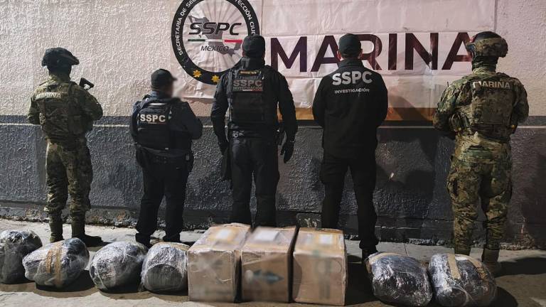 Aseguran en Baja California 150 kilos de metanfetamina.