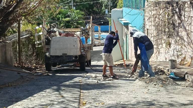 La alcantarilla fue reparada por personal del Municipio.