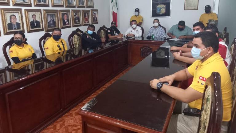 El Comité de Protección Civil se activó en Escuinapa ante la presencia de la tormenta Dolores.