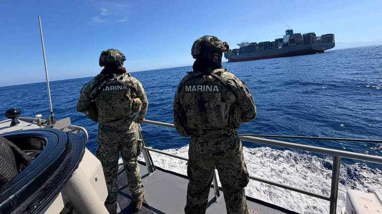 Autoridades federales incautaron un contenedor tras el seguimiento marítimo a un buque alertado por transporte de carga ilícita.