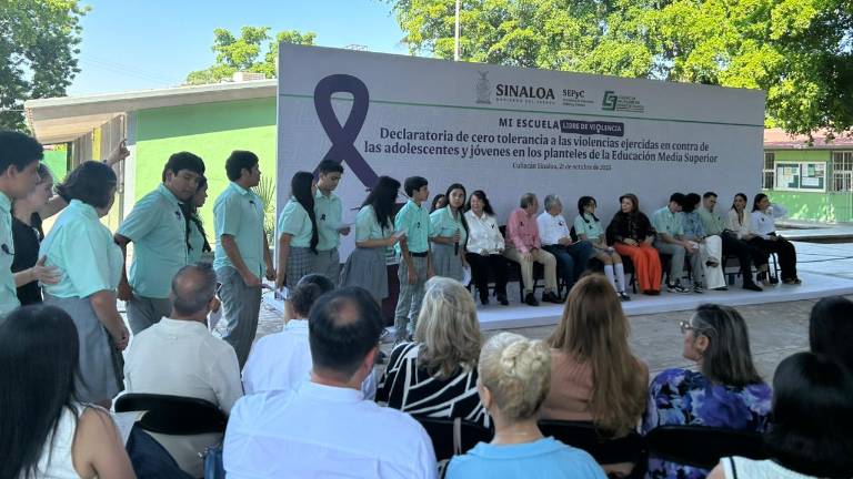 Presentación en Cobaes de la Declaratoria de Cero Tolerancia a la Violencia contra las Mujeres.