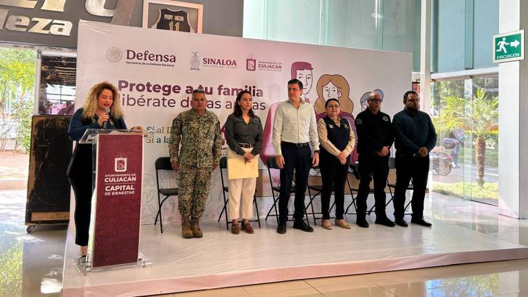 Arranque en Culiacán del programa de canje de armas de fuego.