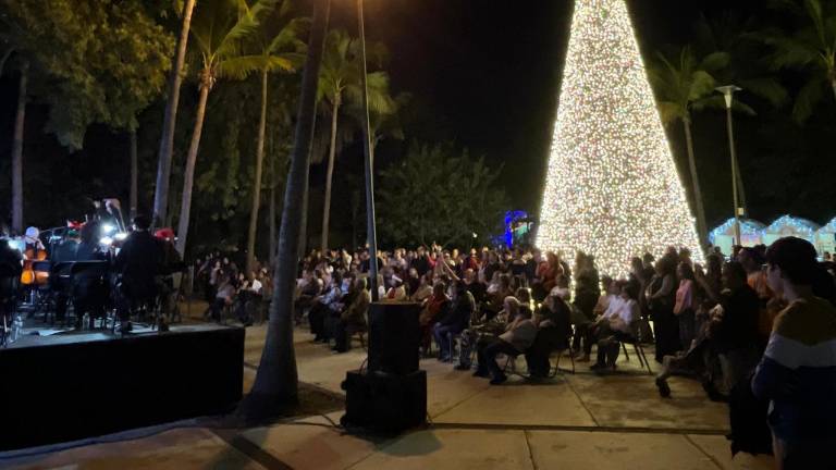 El público quedó encantado con el concierto que se ofreció enmarcado por la iluminación del Jardín Botánico.