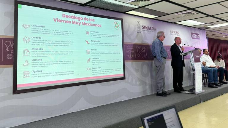 Presenta la Concanaco el programa “Viernes muy mexicano” para comerciantes de Sinaloa.