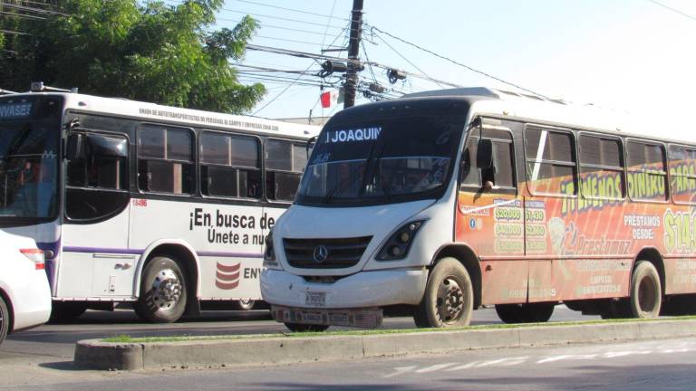 Camiones urbanos circularán con menor frecuencia durante los días festivos de Navidad y Año Nuevo en Mazatlán. Tome sus precauciones.