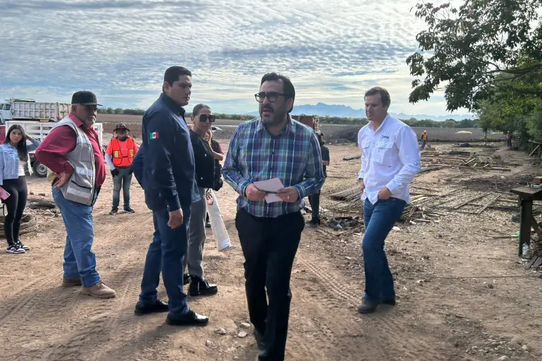 Regresa Alcalde de Culiacán a El Salado, ahora para supervisar avance de planta potabilizadora