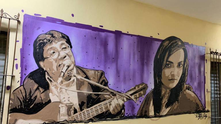 Dará bar de Culiacán justo en la melancolía: inaugurará mural de Juanito e Itzel Navidad