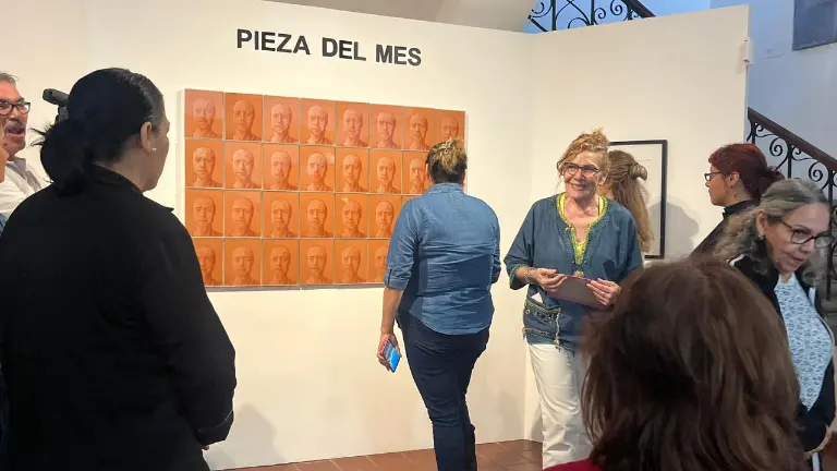 La pieza se exhibe en la planta baja del Museo de Arte de Sinaloa.