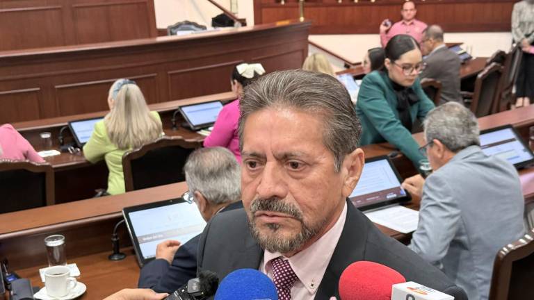 Eligio López Portillo, presidente de la Junta de Coordinación Política del Congreso de Sinaloa.