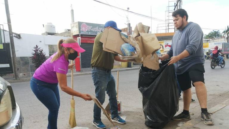 Participan funcionarios públicos de Escuinapa en la ‘Jornada de limpieza’