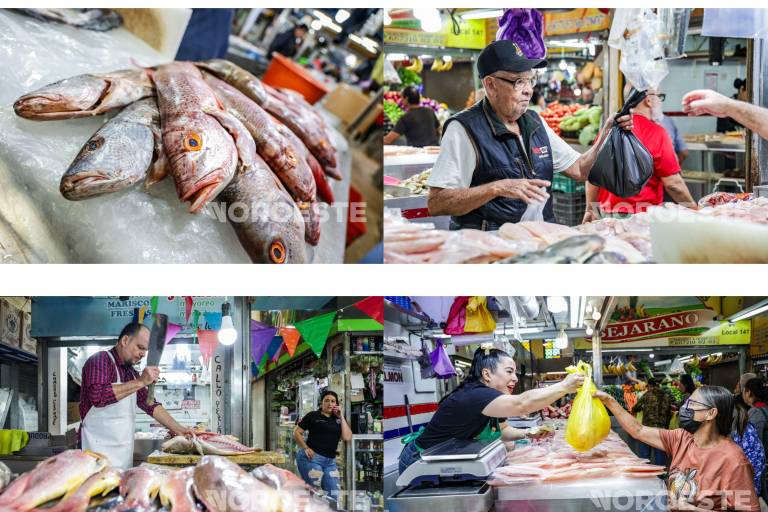 #FOTOS | Inicia la Cuaresma y en Culiacán sube venta de pescados y mariscos
