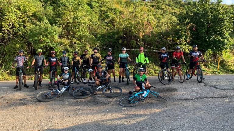 Participaron alrededor de 25 ciclistas de Concordia, Escuipana y Mazatlán.