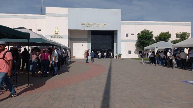 Centro de Justicia Penal de Culiacán donde comparecen funcionarios de la UAS.