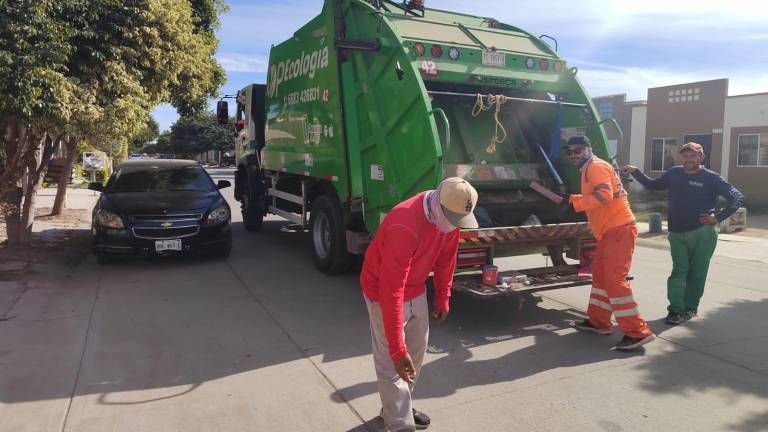 La concesionaria del servicio de recolección de basura OP Ecología anuncia modificación de horarios.