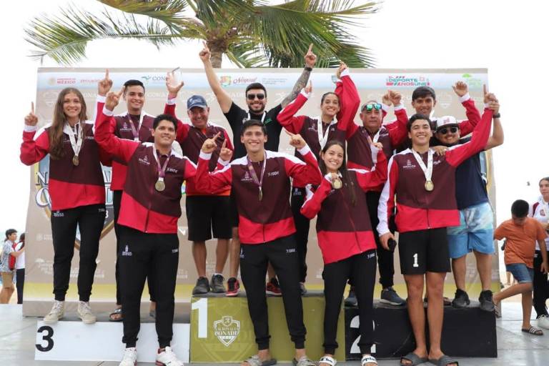Sinaloa se impone con 3 oros en voleibol de playa