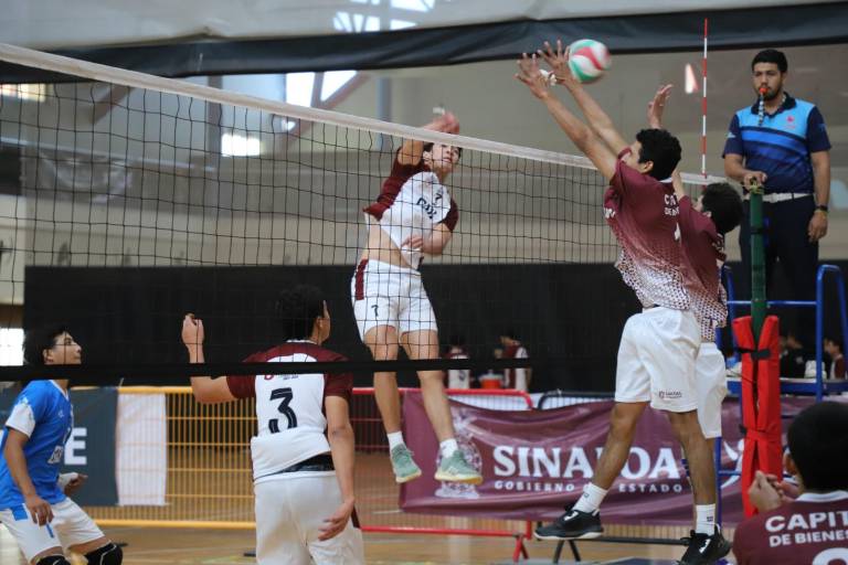Logra Guasave tres títulos en estatal de voleibol de sala varonil