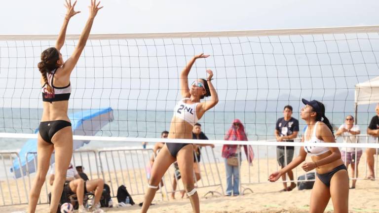 Sinaloa va por tres medallas de oro en los Nacionales 2023 del voleibol de playa