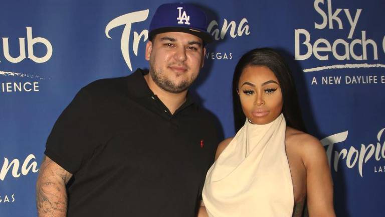 Rob Kardashian y Black Chyna.