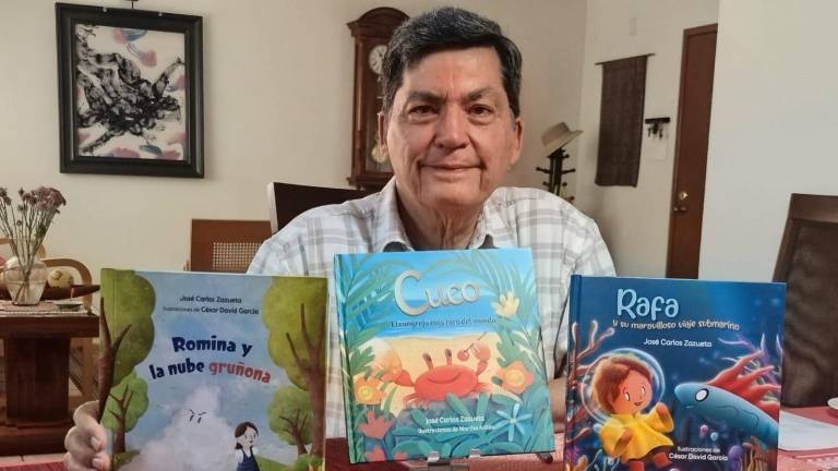 Carlos Zazueta ha publicado por su cuenta tres libros infantiles.
