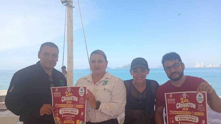Organizadores señalaron que los donativos del Segundo Croquetón 2026 serán destinados a rescatistas de animales.