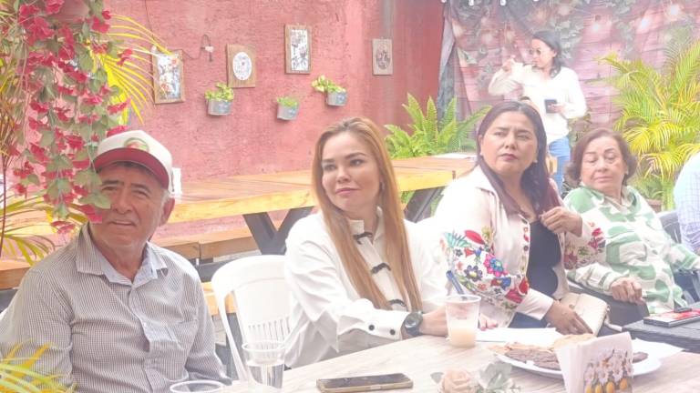 La Diputada local por el PRI Paola Gárate Valenzuela se reúne con habitantes de Escuinapa.