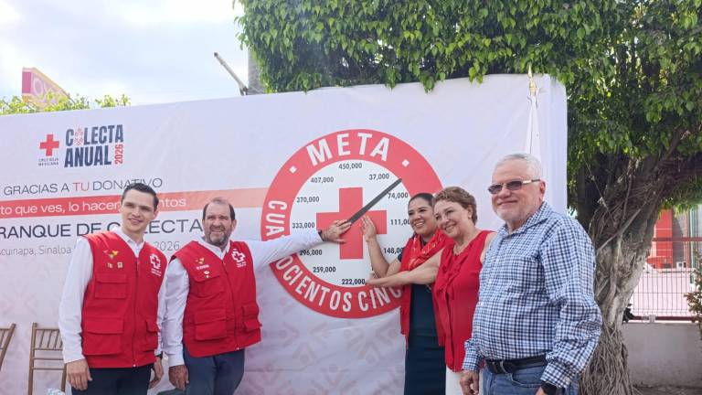 Arranque de la Colecta Anual de Cruz Roja en Escuinapa.