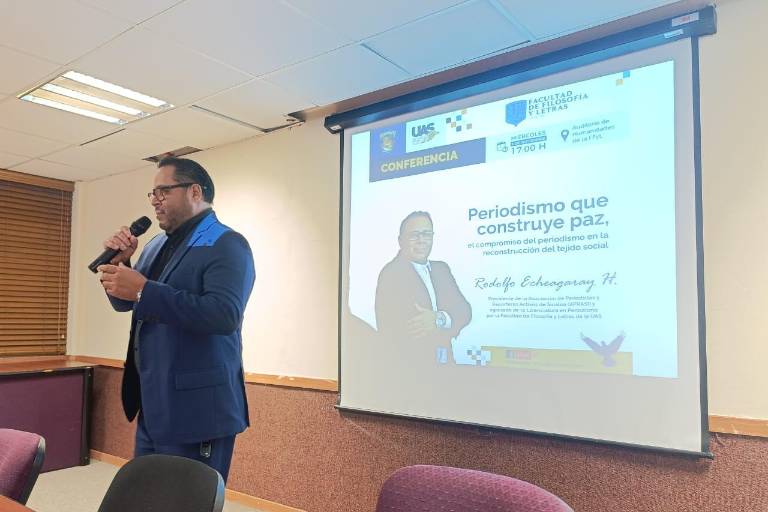 A través del periodismo también se puede contribuir a la construcción de paz en Sinaloa: Rodolfo Echeagaray