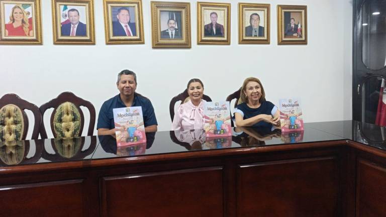 El Gobierno de Escuinapa da a conocer la próxima campaña del “Mochilatón”.