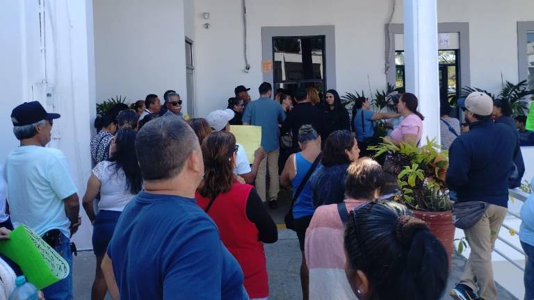 Los manifestantes indicaron que ya tenían acuerdos previos con la Alcaldesa Estrella Palacios, pero no se respetaron.