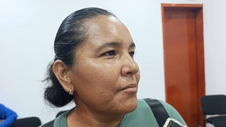 María Elidia Castañeda Hernández, comisaria de la comunidad de El Camarón.