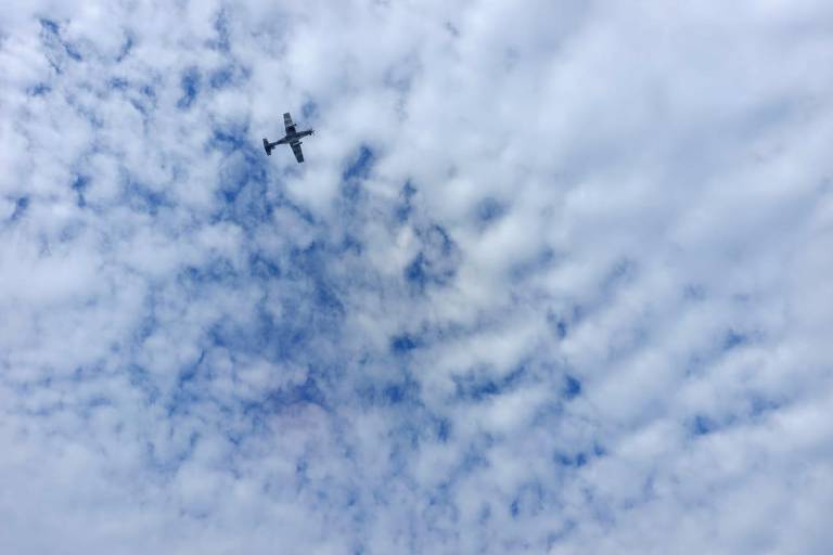 Avioneta de la Marina realiza nuevamente sobrevuelos en Escuinapa